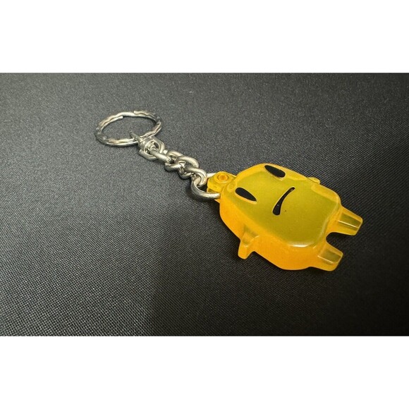 1997 Tamagotchi Yellow Sad Face Keychain McDonald's Happy Meal Emoji Vintage 90s - Picture 3 of 5